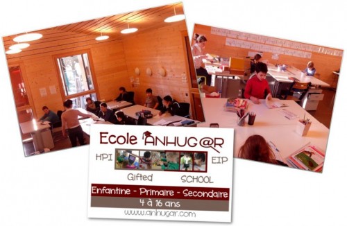 Une salle de classe de l’école Anhugar