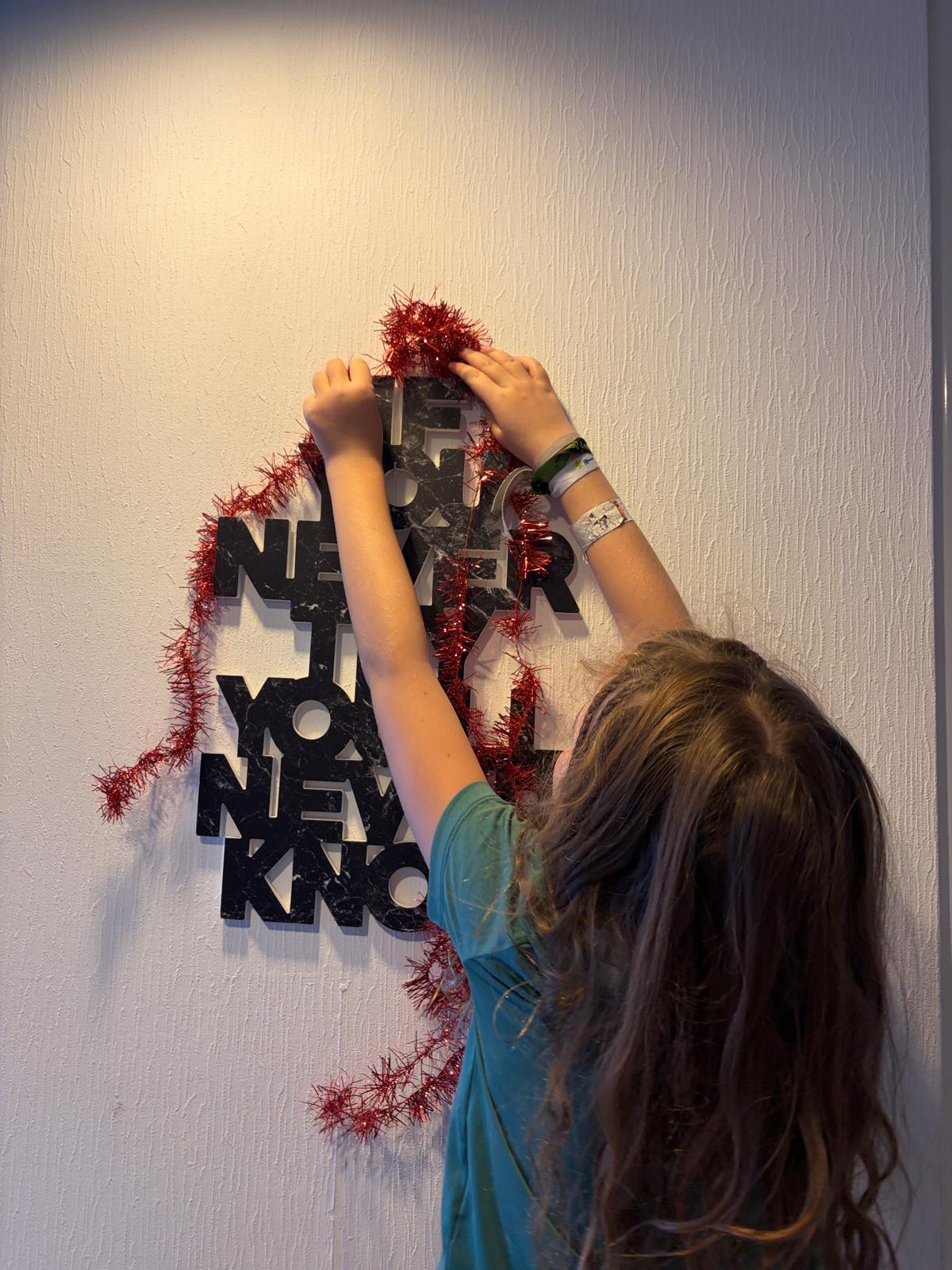 Décoration de l’école pour Noël