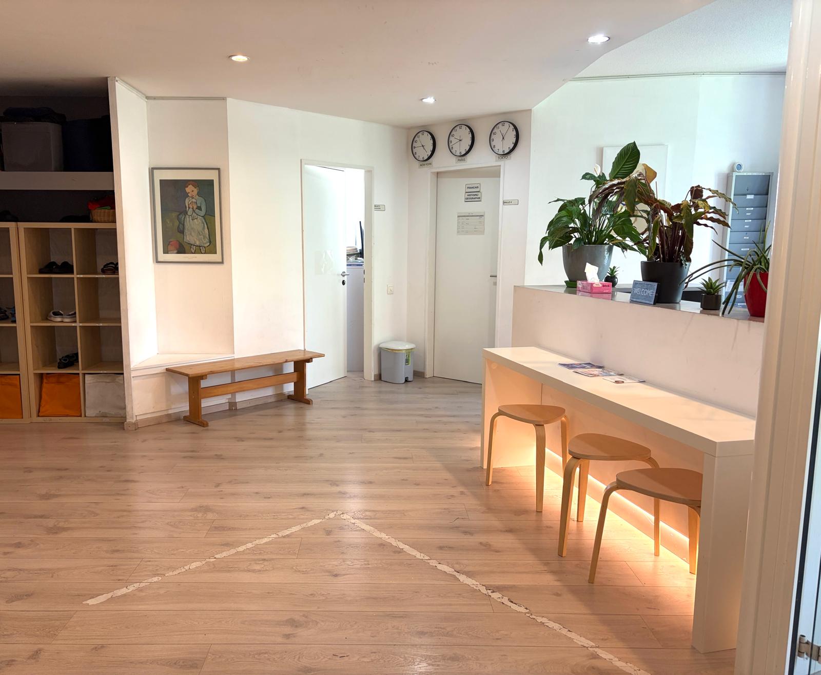 Les locaux de l’école Anhugar à Nyon