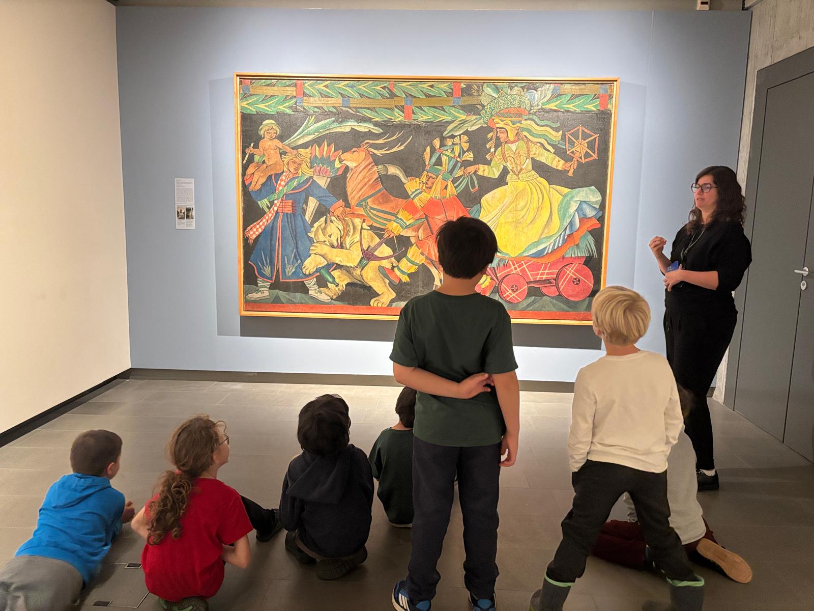 Les élèves de primaire au musée de l’Hermitage