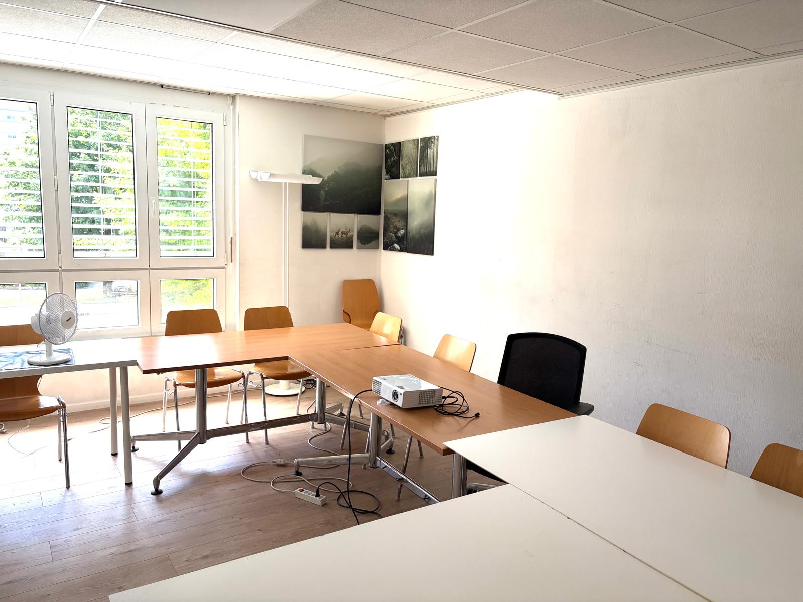 Une salle de classe de l’école Anhugar