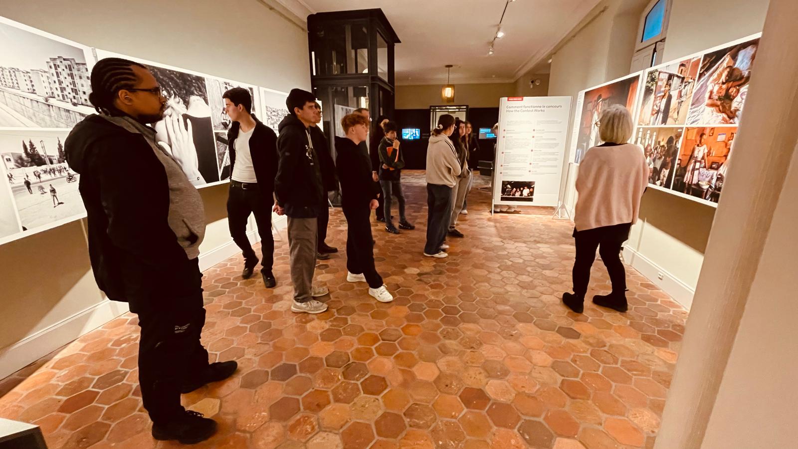 Visite de musée avec les élèves d’Anhugar