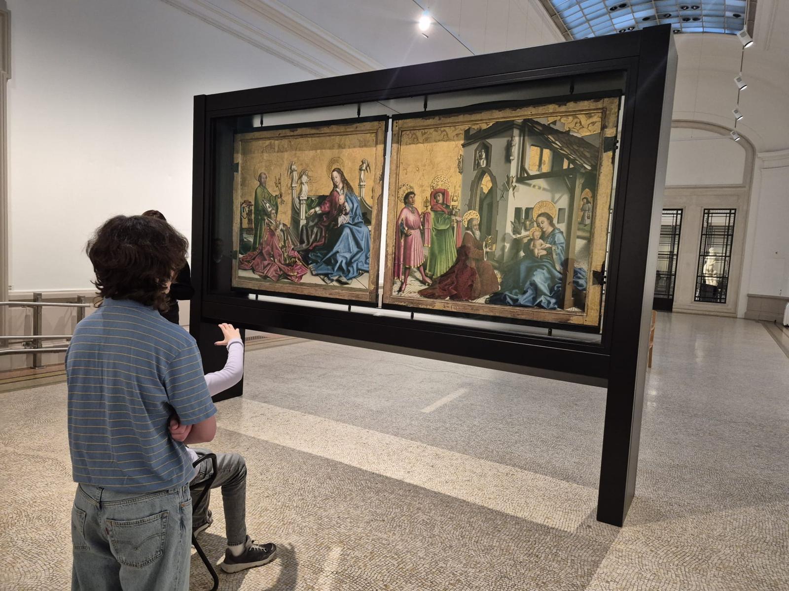 Élèves d’Anhugar lors d’une visite de musée à Genève